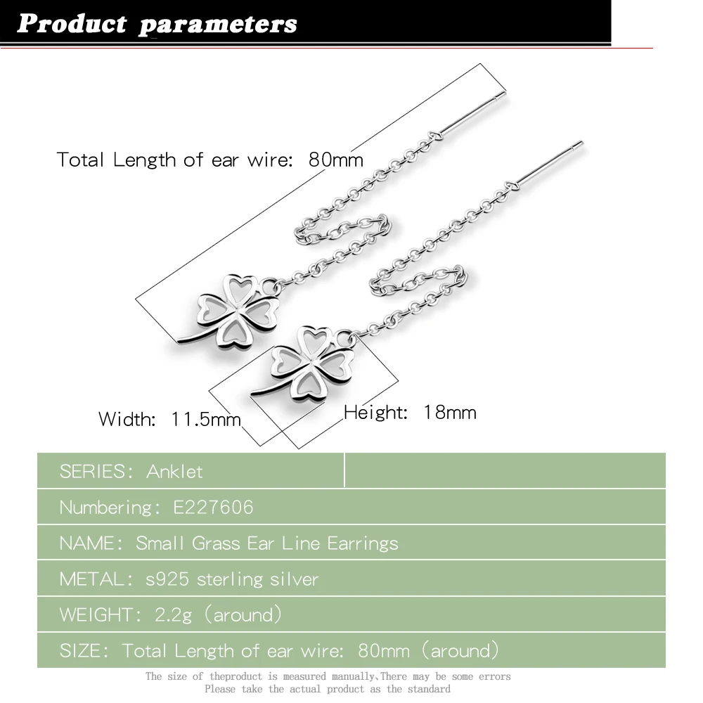 Минималистичные женские 925 стерлингового серебра серьги-гвоздики в виде