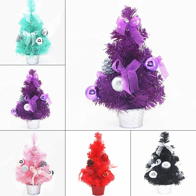 

Mini Artificial Christmas Tree Party Xmas Ornament For Home Desk Table