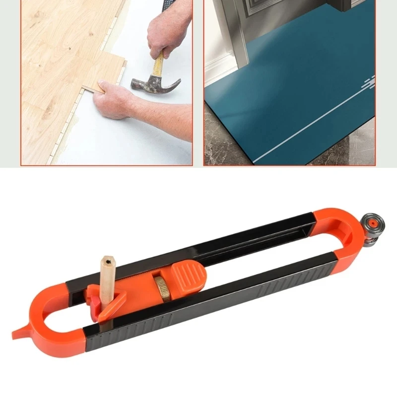 

Profile Scribing Ruler Contour Gauge with Lock Skirting Scribe Use Measuring Shape Gauge Joinery Woodworking Tool Dropship