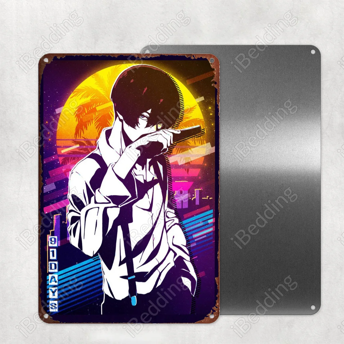 

91 дней фотография, Декор для дома, бара, железная живопись, персонализированный паб, клуб, промышленный Декор