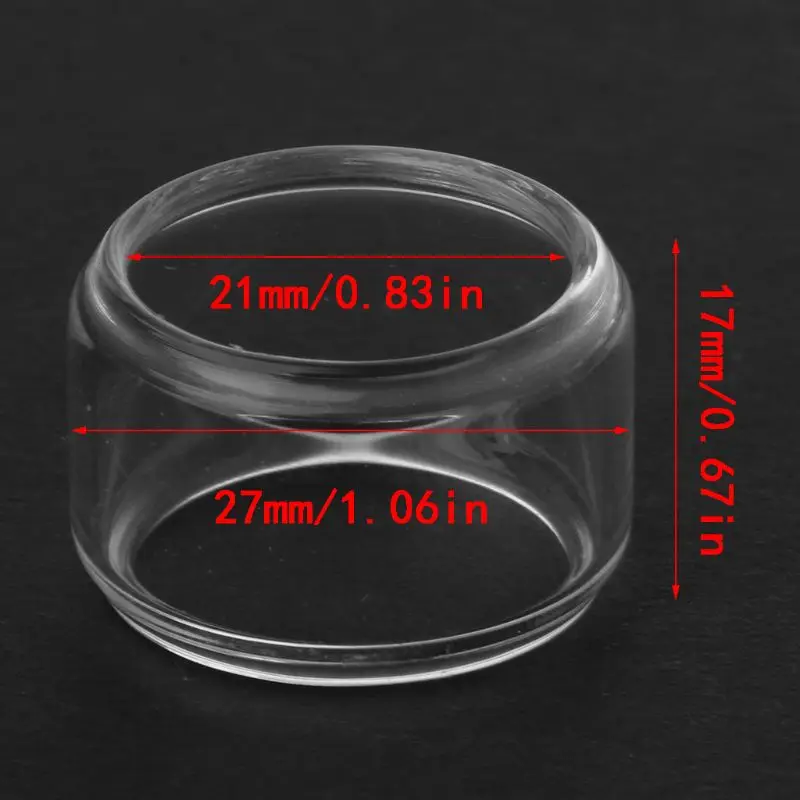 

Transparent Clear Color Pyrex Glass Tube Glass Tank for Manta MTL RTA Tank