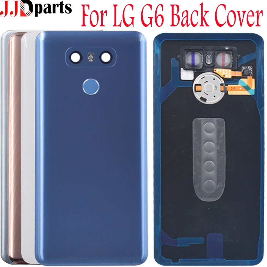 Для lg g6 Крышка батарейного отсека для lg g6 Задняя стеклянная H870 H870DS H871 H872 Дверь чехол сзади Корпус+ запасные части для lg g6 задняя крышка