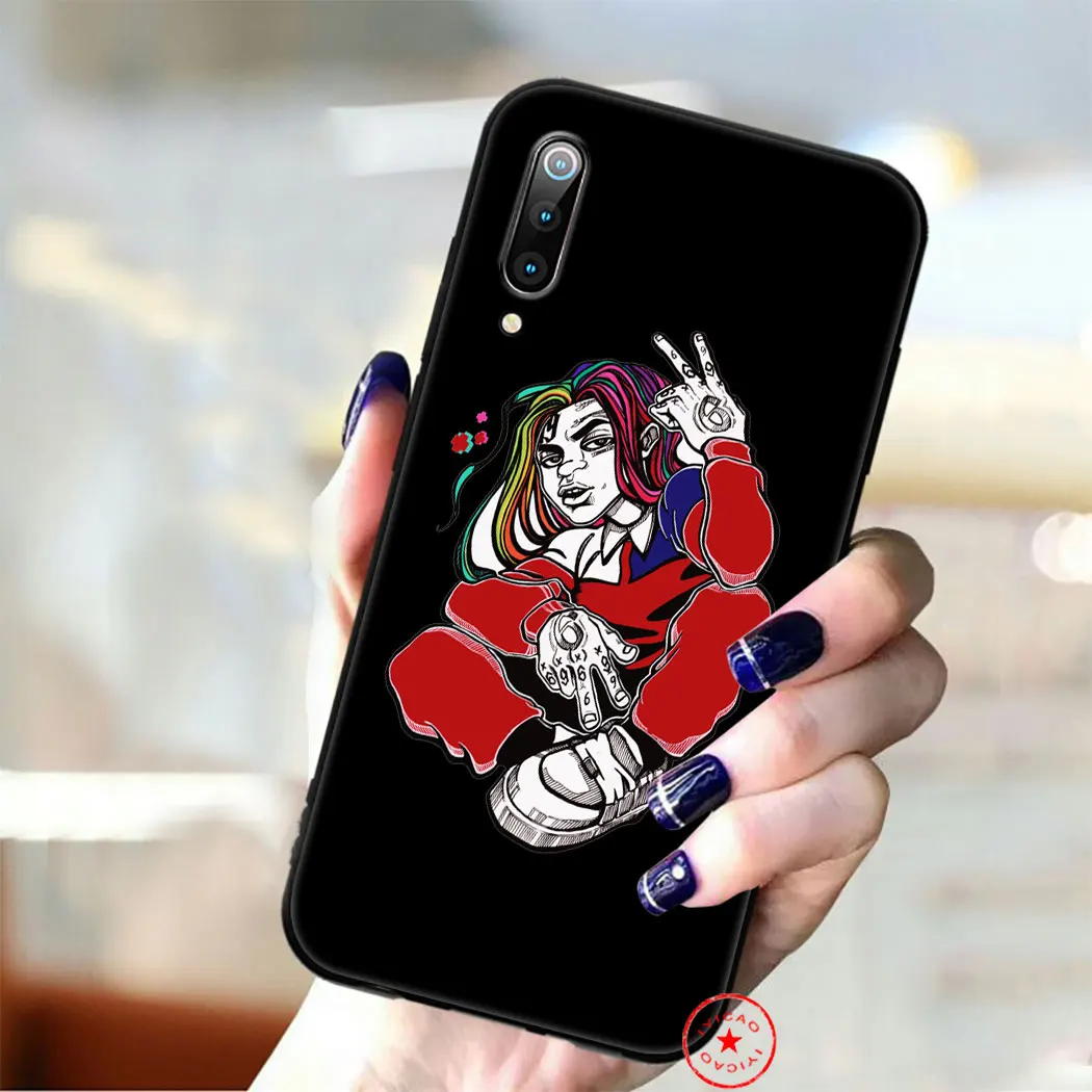 Мягкий чехол Tekashi69 6ix9ine с мультяшным рисунком для Xiaomi Mi 10 9 8 A3 A2 9T Pro Lite SE A1 CC9 CC9E 5X 6X |