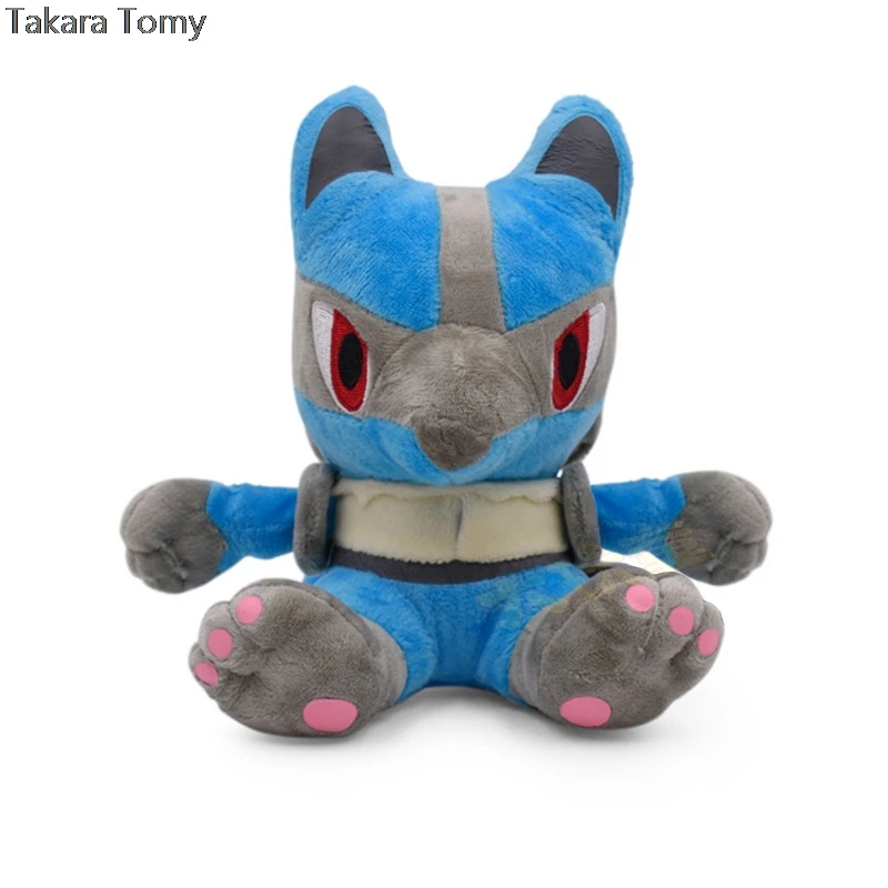 Takara Tomy плюшевая кукла Pokemon Lucario Riolu PP Хлопок Мягкие игрушки для детей 18