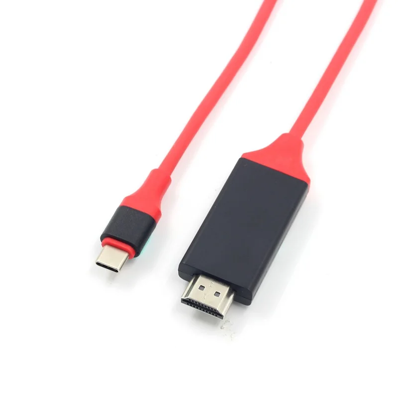 2 м USB 3,1 к HDMI 4K Кабель-адаптер type C к HDMI кабель для MacBook samsung Galaxy S9/S8/Note 9 huawei USB C к HDMI d20