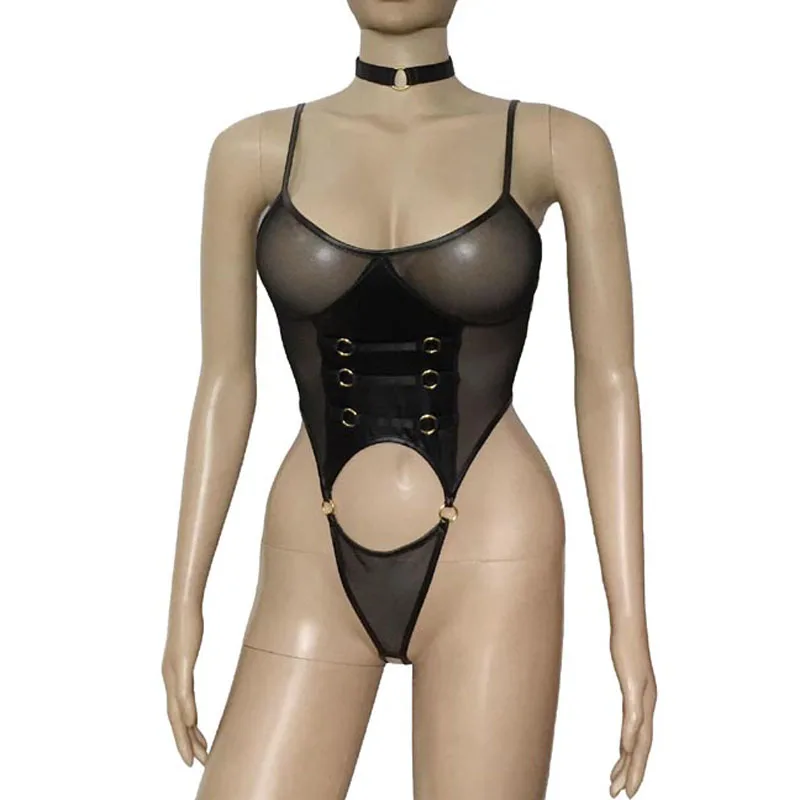 Сексуальный женский корсет из искусственной кожи бюстгальтер в ретро стиле