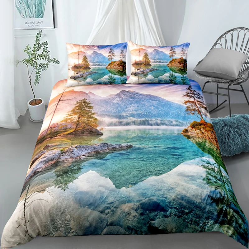 

Картина одеяла постельные принадлежности King мягкой пододеяльник набор Queen Размеры Стёганое одеяло охватывает полный Твин 2/3 предмета в ком...