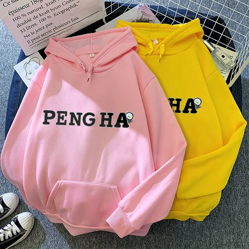 Женские толстовки PENGSOO с длинным рукавом уличная одежда флисовые повседневные