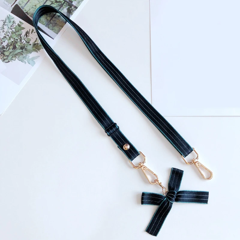 Элегантная тканевая сумка 124 см ремешок для телефона регулируемый на плечо