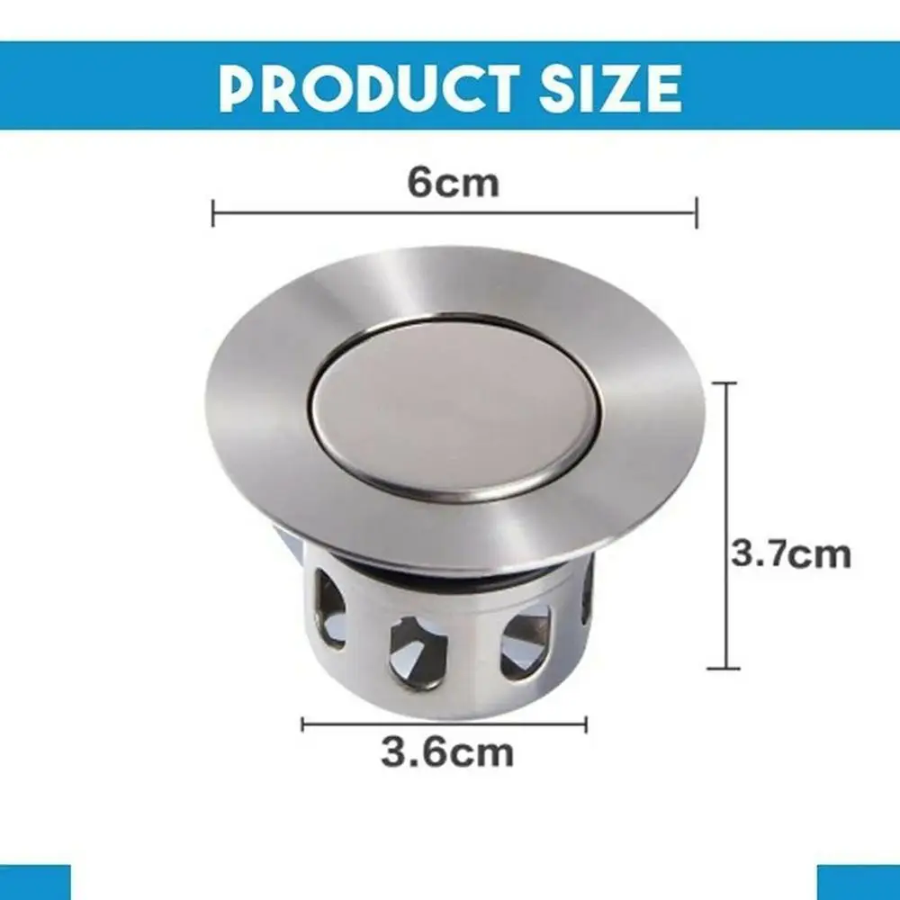 

New Universal Wash Basin Bounce Drainer Filter Anti-Clogging Accessories Drainer Kitchen Bathroom Sink Basin U1Q6