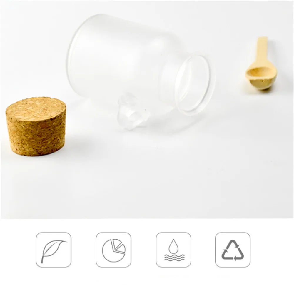 100-500 г пустая искусственная Матовая бутылка пластиковая матовая фотоемкость для