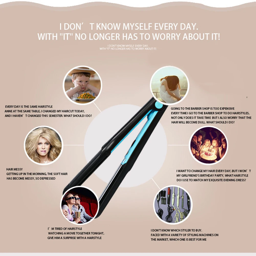 Профессиональный Выпрямитель для волос бигуди устройство завивки инфракрасный