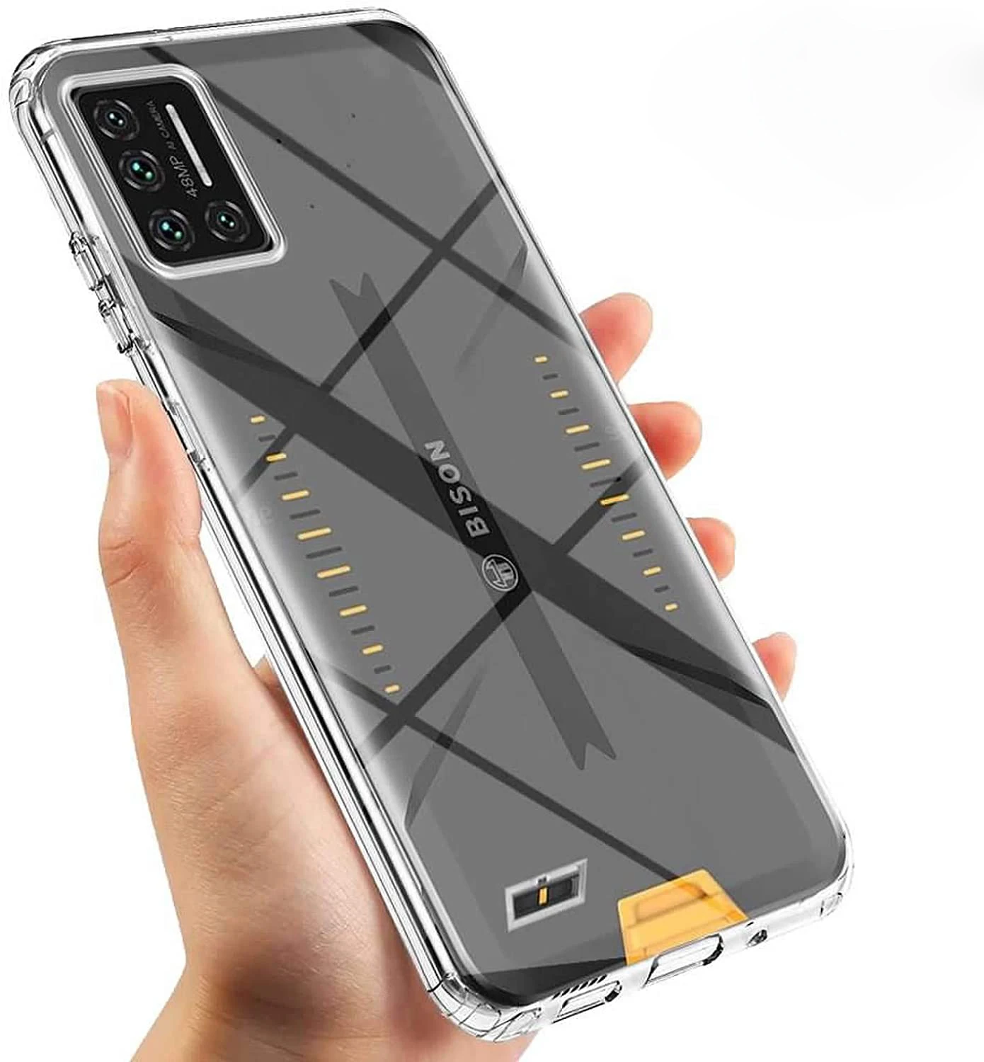 Funda transparente para Umidigi Bison, cubierta de teléfono de TPU suave para Umidigi Bison, 6,3"