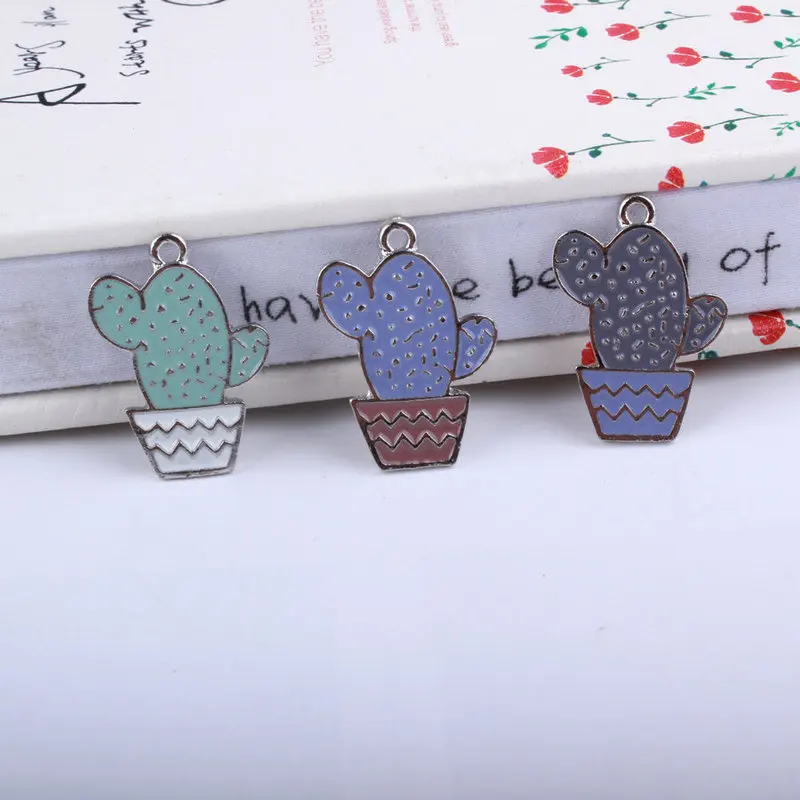 20 шт. Подвески в виде капли масла суккулента растение модные ювелирные изделия