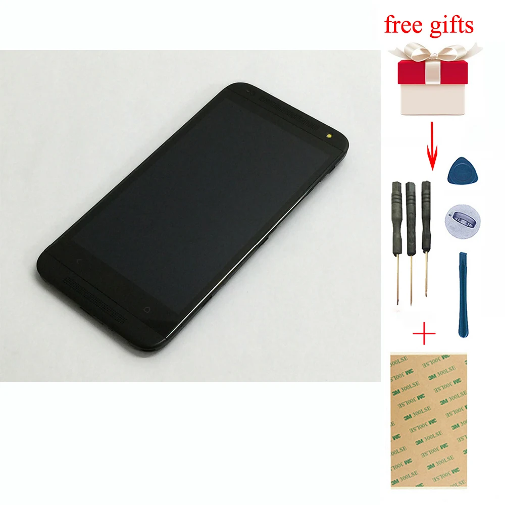 Для HTC Desire 601 полный сенсорный экран дигитайзер Сенсорное стекло + ЖК дисплей