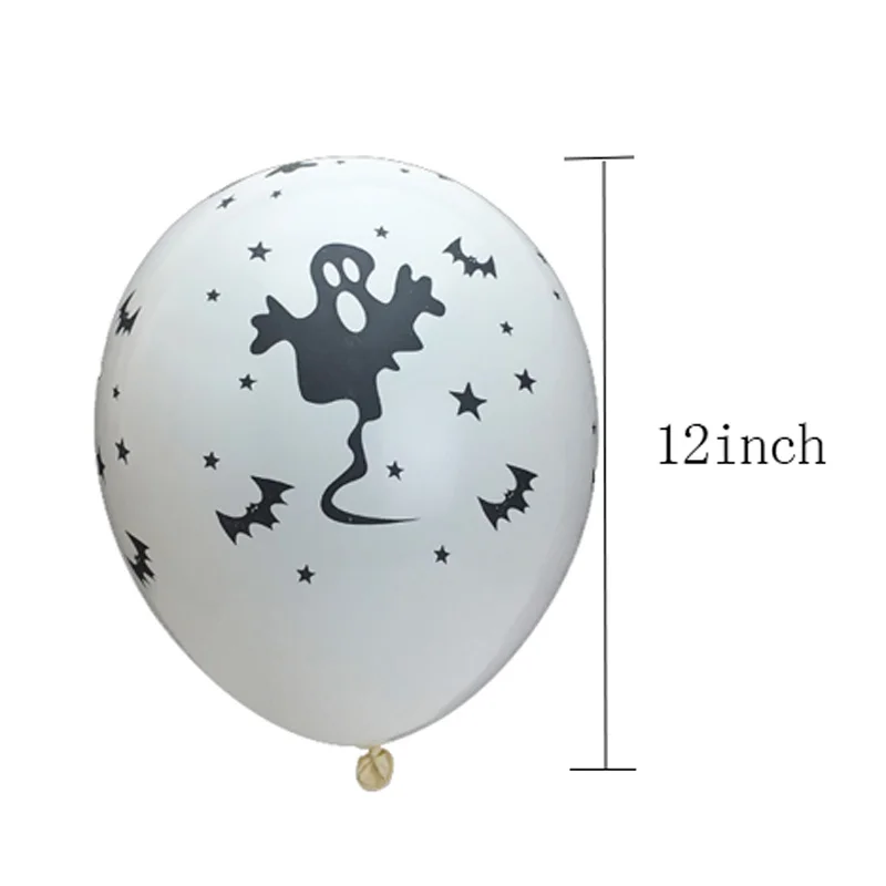 10 шт./партия 12 дюймов воздушные шары Хэллоуин украшения дома принадлежности для