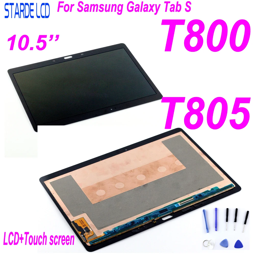 10 5 &quotдля Samsung Galaxy Tab S T800 T805 SM ЖК дисплей с сенсорным экраном дигитайзер Датчик в