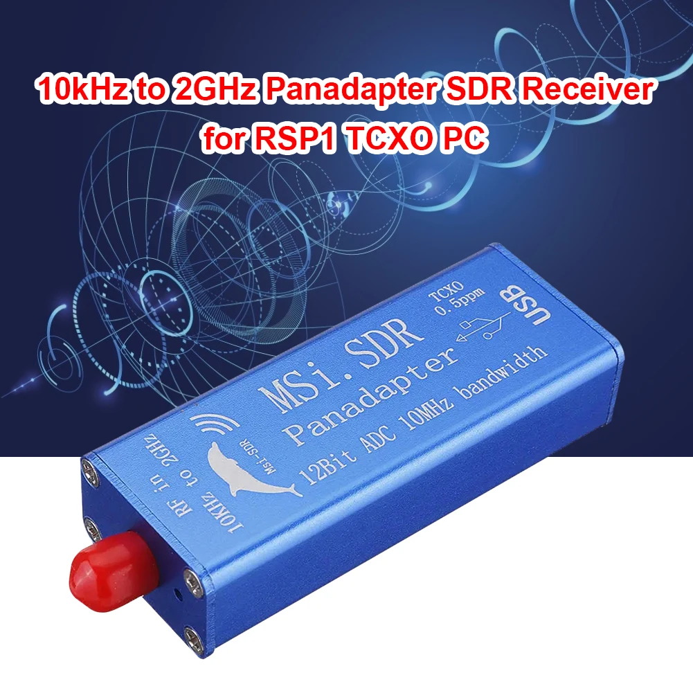 Широкополосное программное обеспечение MSI.SDR с 10 кГц на 2 ГГц Panadapter SDR ресивер для