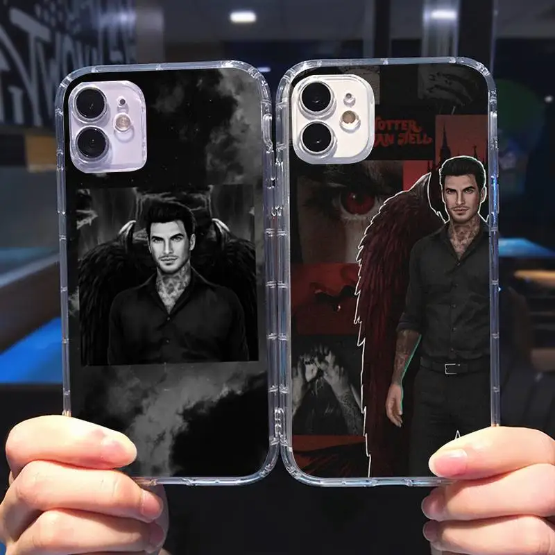 

Romance Club Phone Case For iphone 13 12 11 8 7 plus mini x xs xr pro max Transparent soft