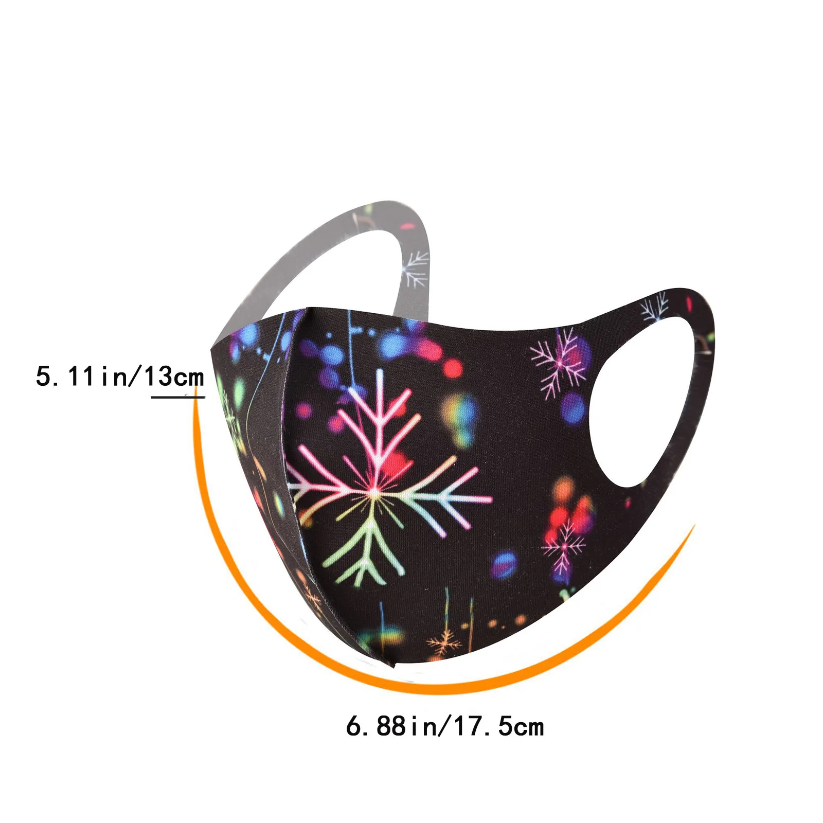 

Unisex Reusable Mask Christmas Fashion Face Mask Print Windproof Washable Christmas Mascarilla Reutilizable Protection