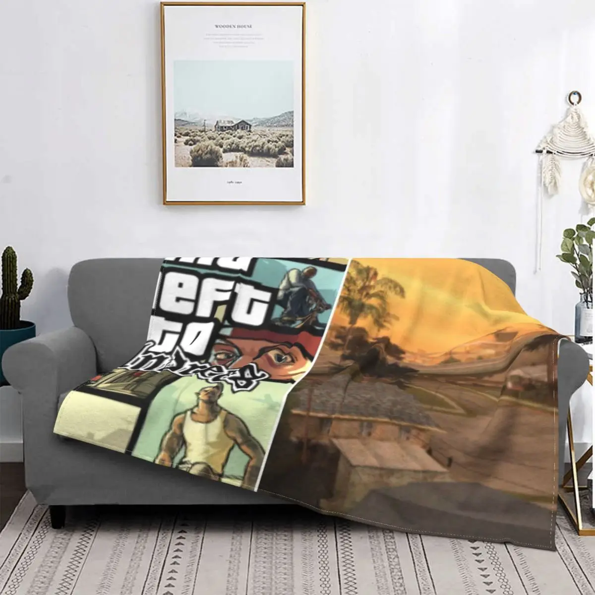 Лидер продаж фланелевое одеяло Grand Theft Auto V Gta S 2Xl |