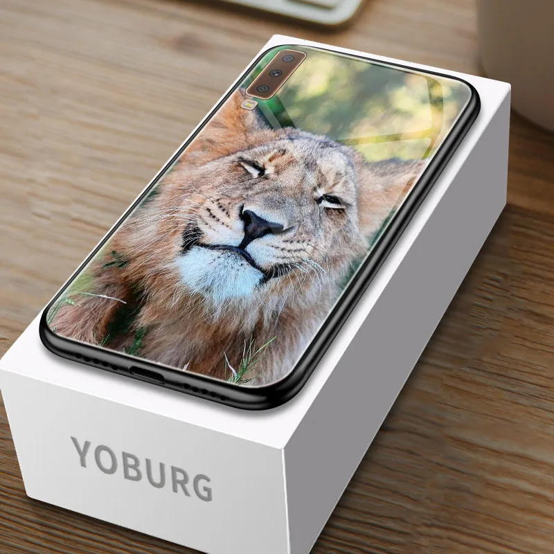 H Глянцевый чехол для samsung A50 A30 A10 A40 A70 A6 плюс A7 чехол для samsung Galaxy A8 плюс A3 A5 A5 A9 Cove - Цвет: H
