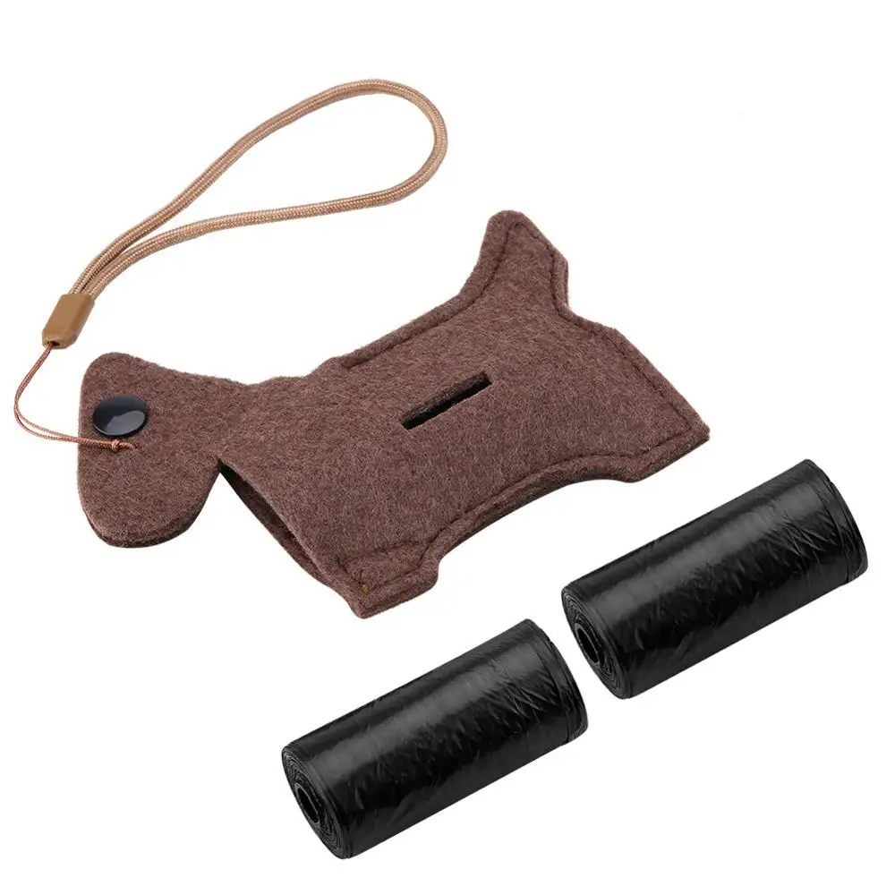 Дозатор для мешков домашних животных в форме собак улицы с 2 рулонами|Совки и