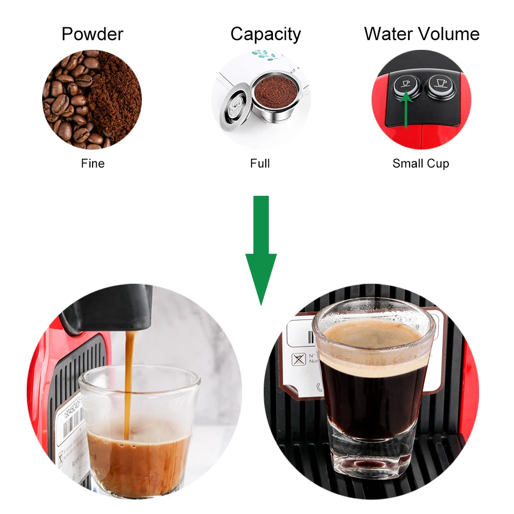 Капсулы ICafilas для эспрессо многоразовые капсулы из нержавеющей стали Nespresso | Дом и