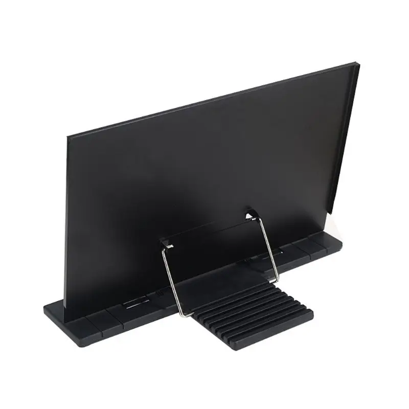 

2021 Hot Sale Book Stand Frame Desk Reading Holder with 7 Tilt Adjustable Grooves Bookends