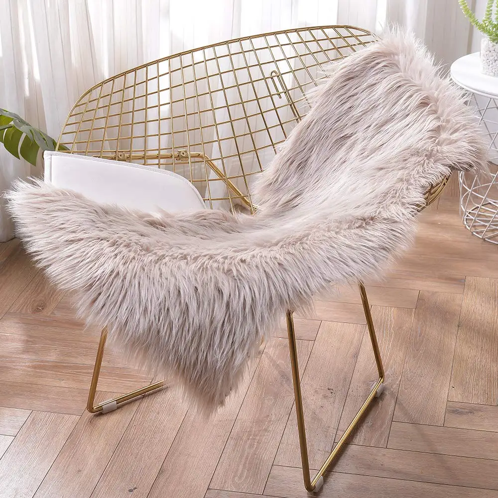 Меховые искусственные овчины Пушистый Ковер коврики для гостиной спальни