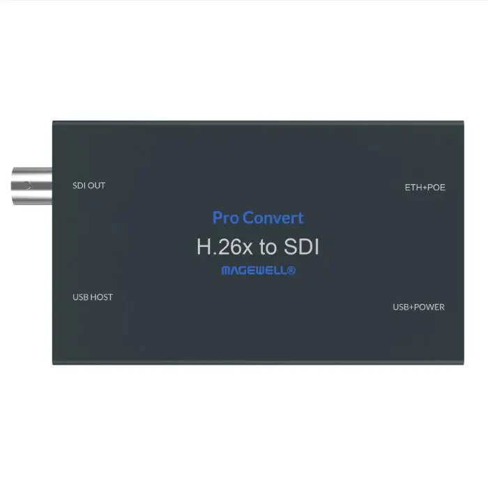 Pro преобразования H.26x to SDI декодер Поддержка 2Kp60 RTSP HTTP HLS RTMP / MPEG-TS через UDP/сто/RTP |