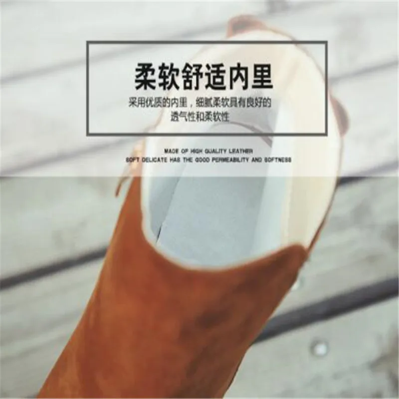 Женские ботинки из флока ботильоны на весну и осень женские для вечевечерние в