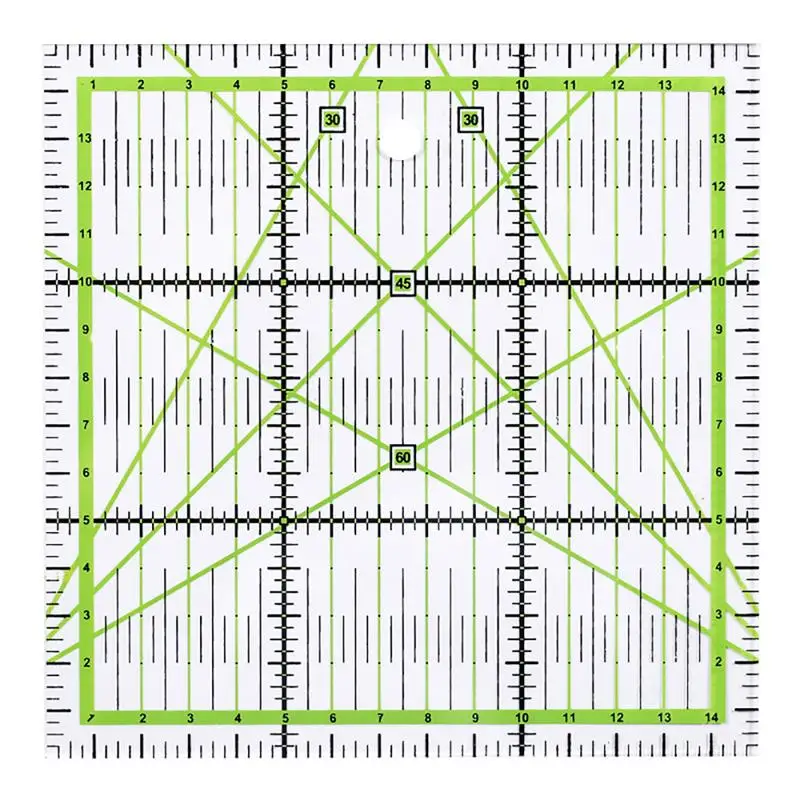 1 шт. акриловая линейка для лоскутного шитья|Швейные инструменты и аксессуары| |