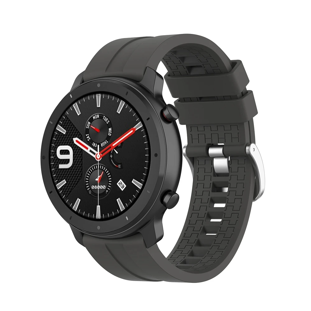 Ремешок 22 мм для Xiaomi Huami Amazfit GTR 47 мм ремешок для часов Wirstband Silione браслет для Amazfit Pace/Amazfit slatos 2/2S ремешок