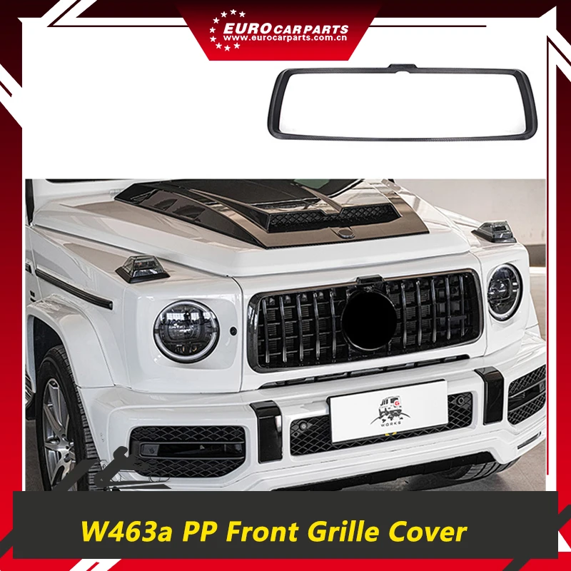 

G-Class W463a W464 G500 G63 Plastic Material Front Grille Cover Fit for 2018-2021 Year Wagon W463a Body Kit Car Grill