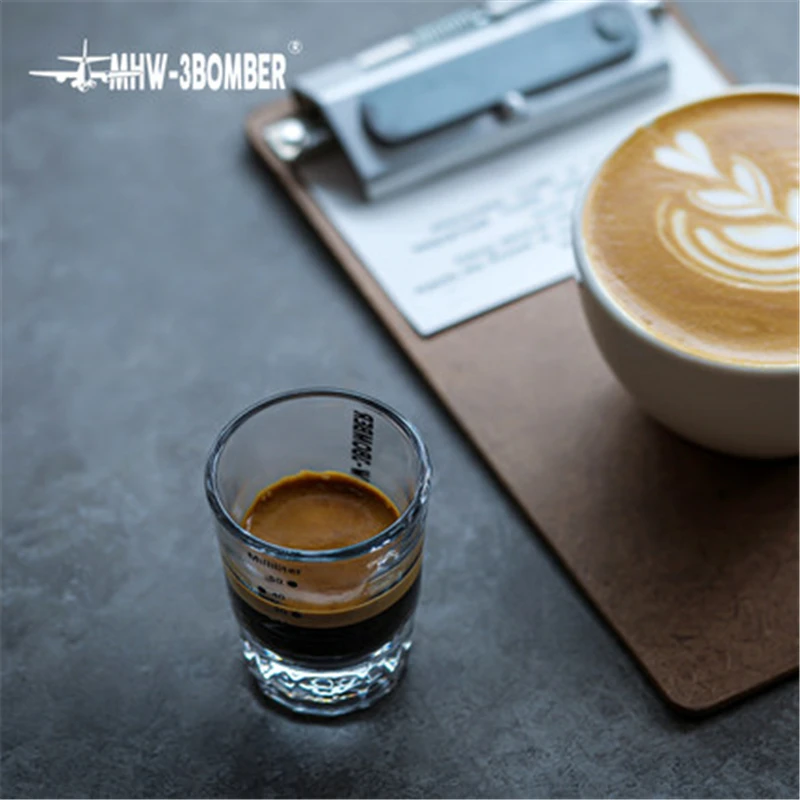 Стеклянная мерная чашка 50 мл инструмент для напитков унция мерный стаканчик бара