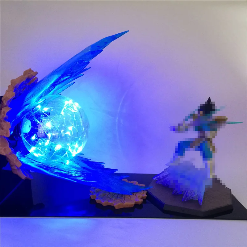 DBZ Super Goku Vegeta Gogeta лампа с экшн-фигурками ультра инстинкт DIY аниме модель для