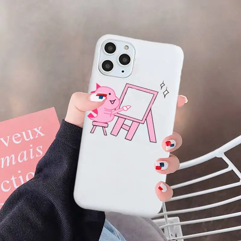

Little dinosaur cute animal couple luxury mobile Phone Case Candy Color for iPhone 6 7 8 11 12 s mini pro X XS XR MAX Plus