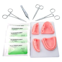 silicone artificial human skin oral teeth gum suture training kit common types of dental wounds dentist practice and training