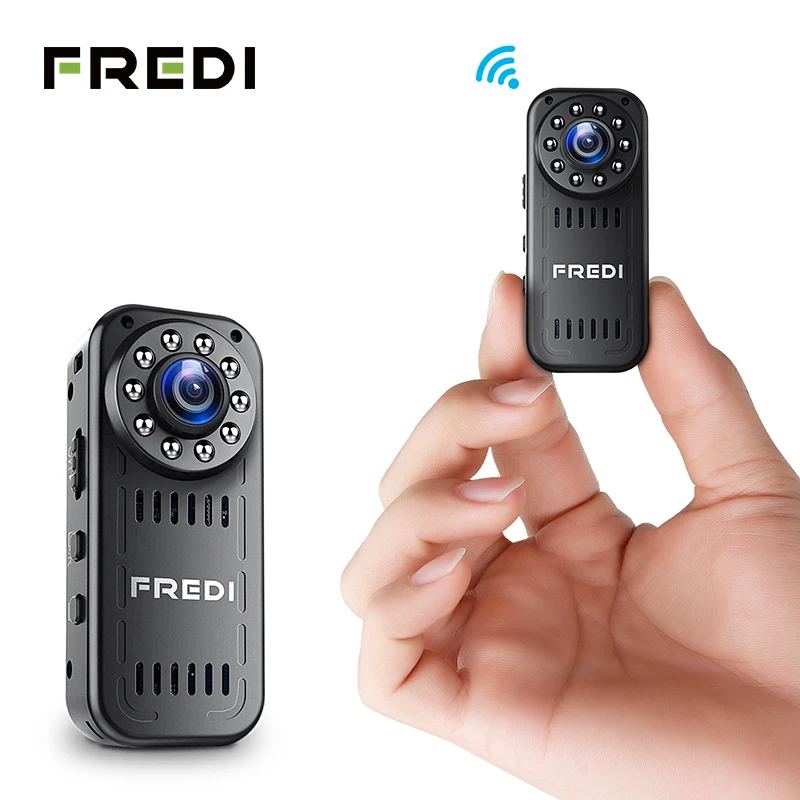 Миниатюрная IP камера FREDI 1080P P2P с инфракрасным ночным видением беспроводная