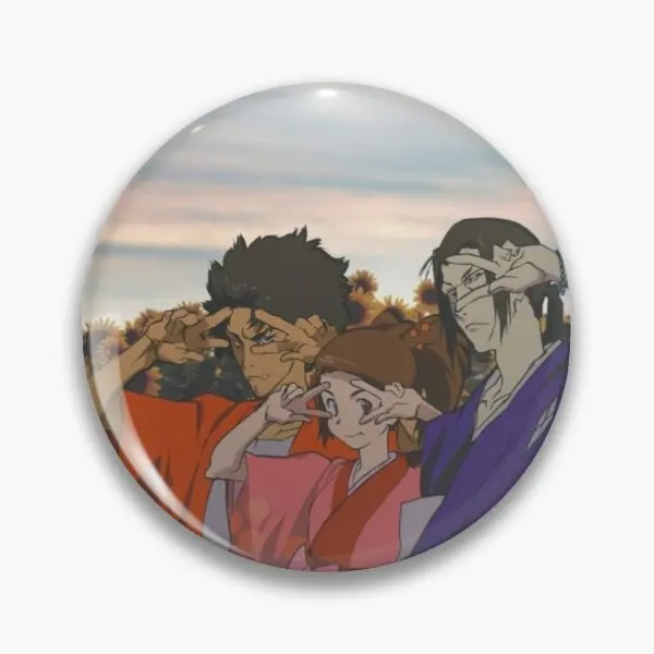 

Samurai Champloo Gang Soft Enamel Pin Jewelry Cute Brooch Fashion Lapel Pin Clothes Gift Badge Women