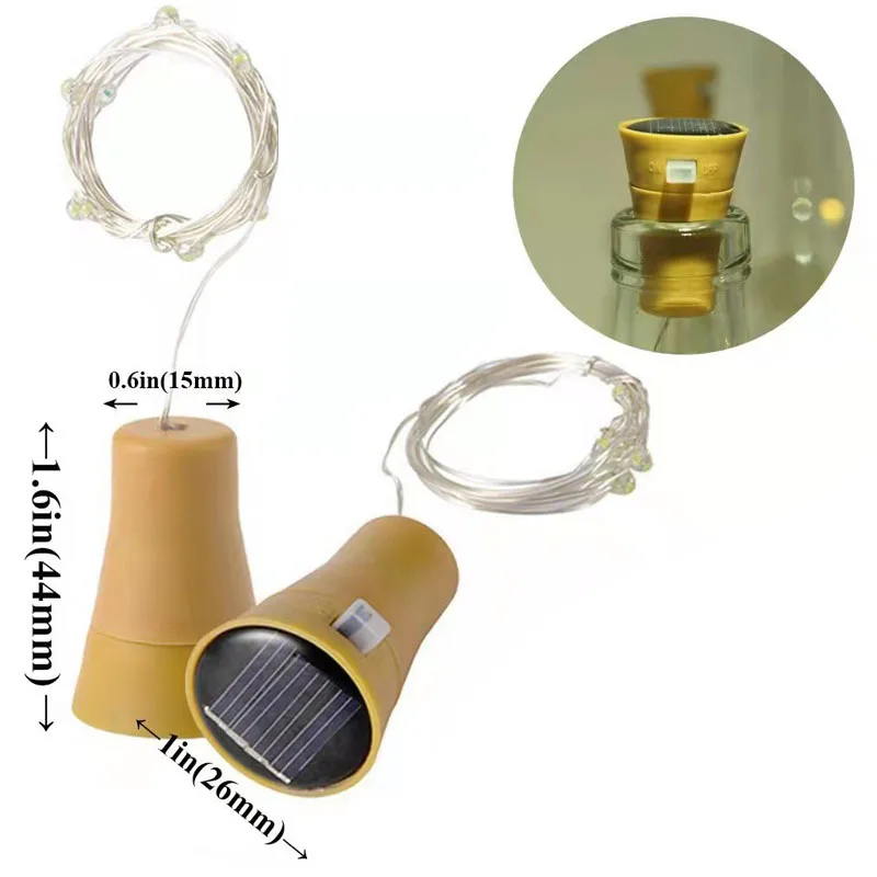 Рисунок 5 - Гирлянда с пробкой на солнечной батарее