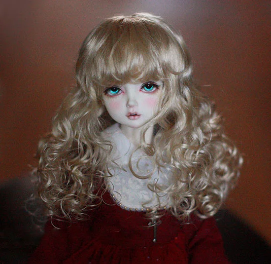 1/6 1/4 1/3 весы BJD парик аксессуары для кукол волнистые вьющиеся парики BJD/SD YOSD MSD SD13 SD17
