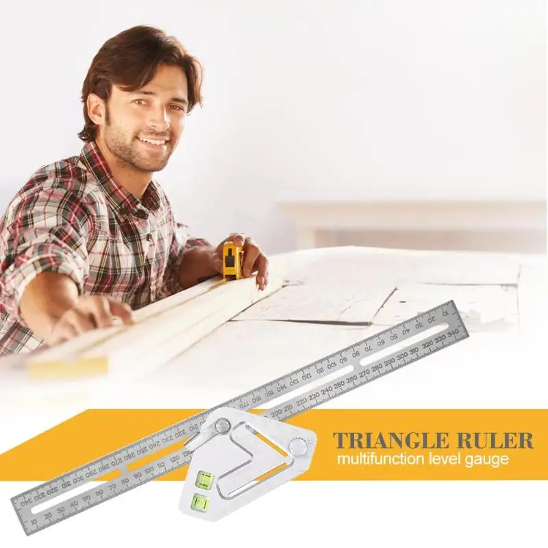 Многофункциональный деревообрабатывающий треугольный угол Линейки Линейка