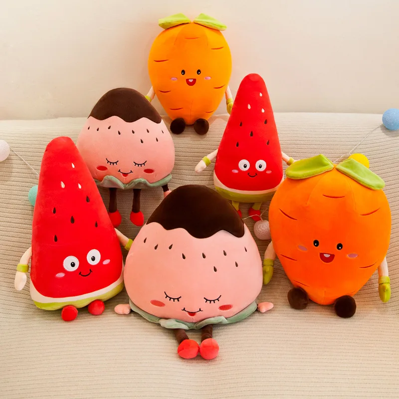 62. Креативная мягкая детская мультяшная плюшевая игрушка с фруктами фигурка