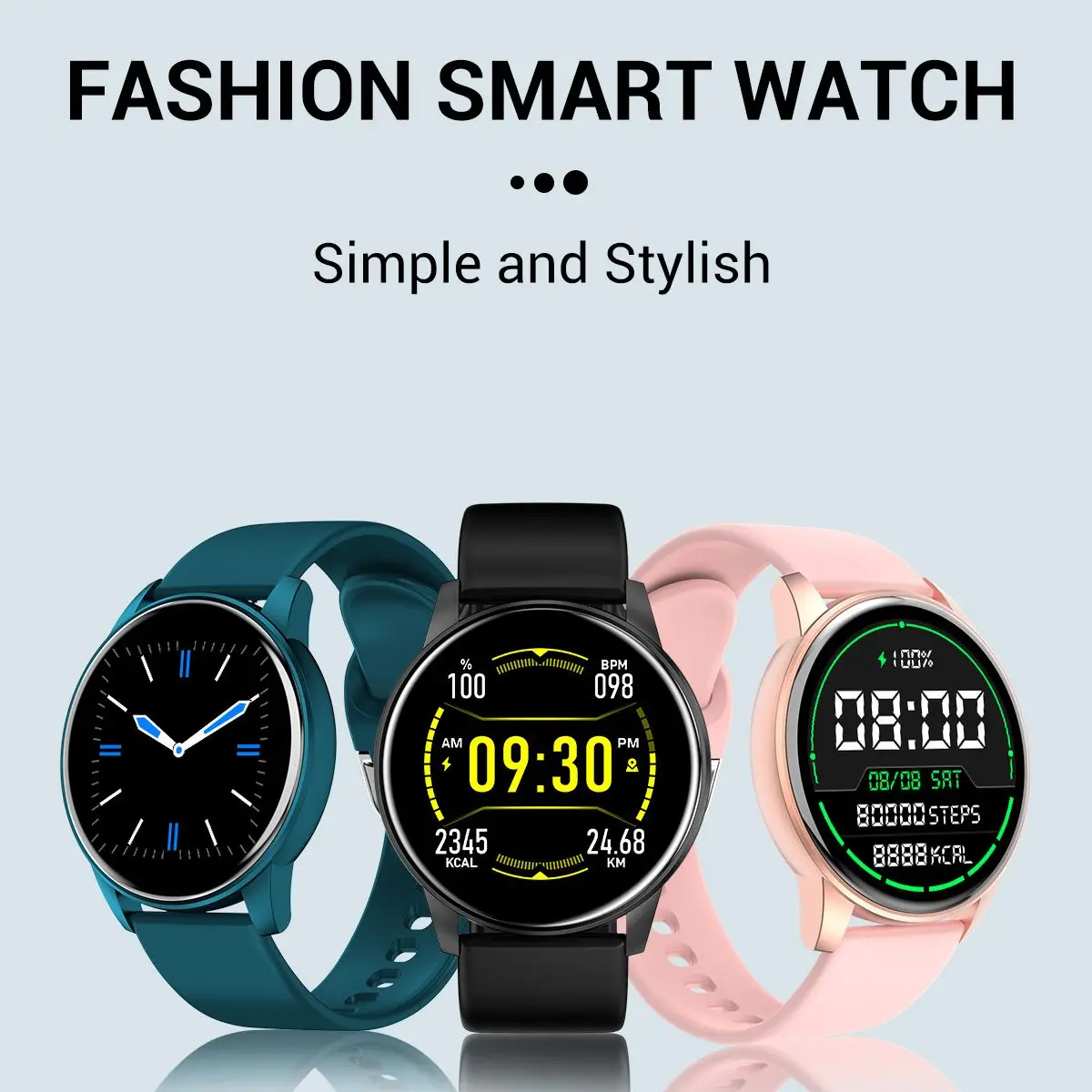 

Смарт-часы LIGE женские спортивные с измерением пульса и давления