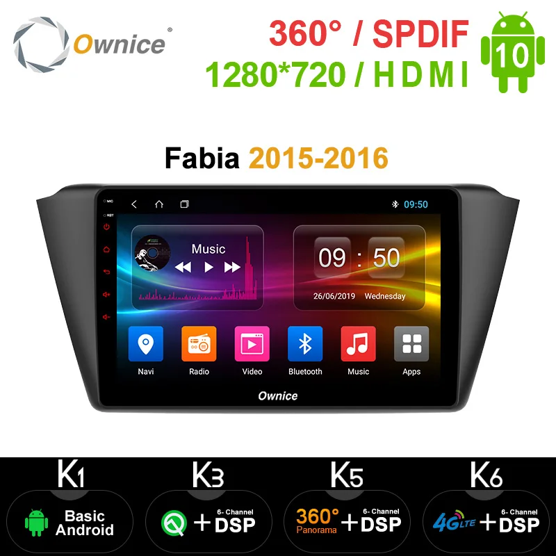 Ownice K1 K3 K5 K6 Octa Core Android 10 0 360 Pano Оперативная память автомобильной магнитолы GPS Navi