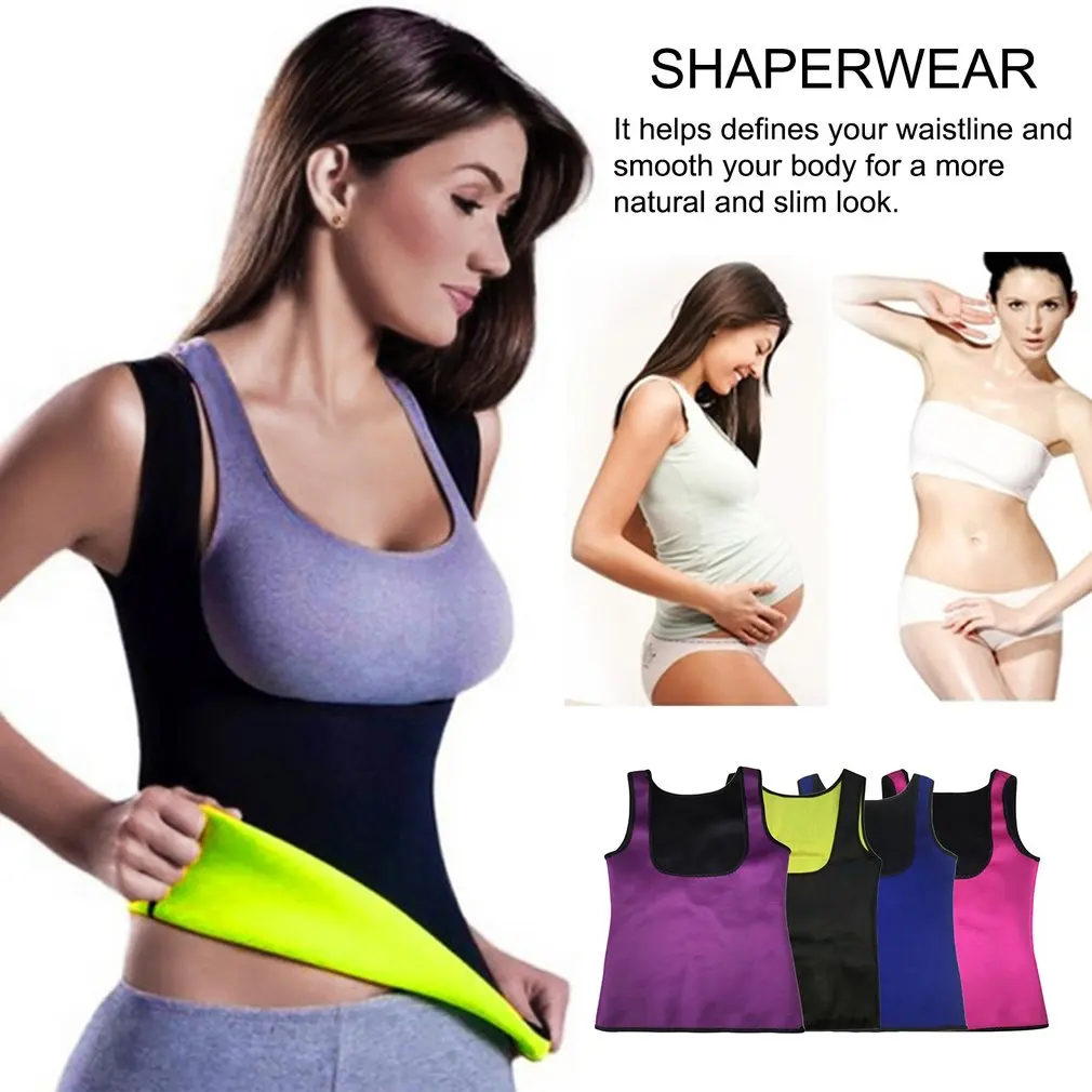 

Thermo Sweat Women Waist Trainer Slimming Fitness Body Shapewear Tank Corset Vest Belt Beauty Cincher Slimming Wraps Product Hot