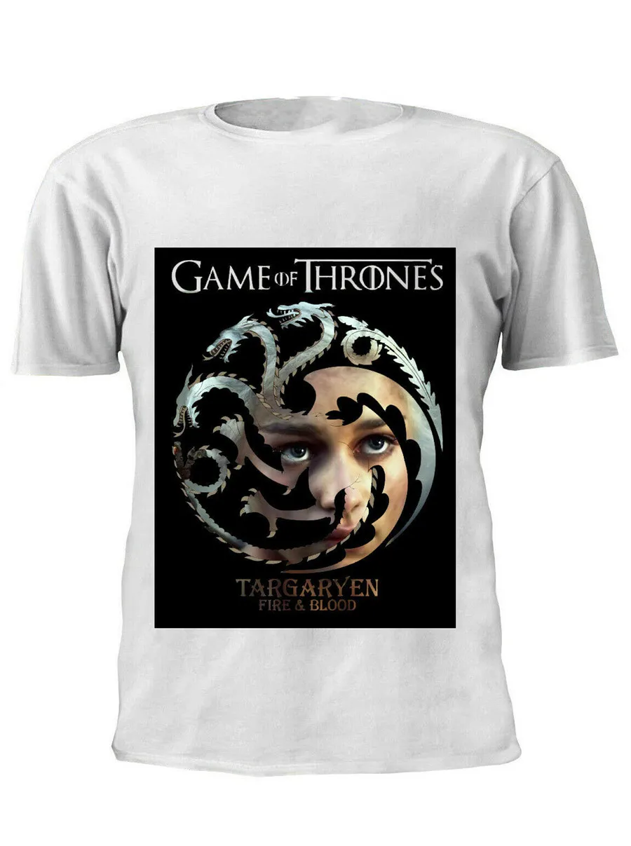 Игра престолов футболка Таргариен халиеси Дракон Мужские и женские футболки