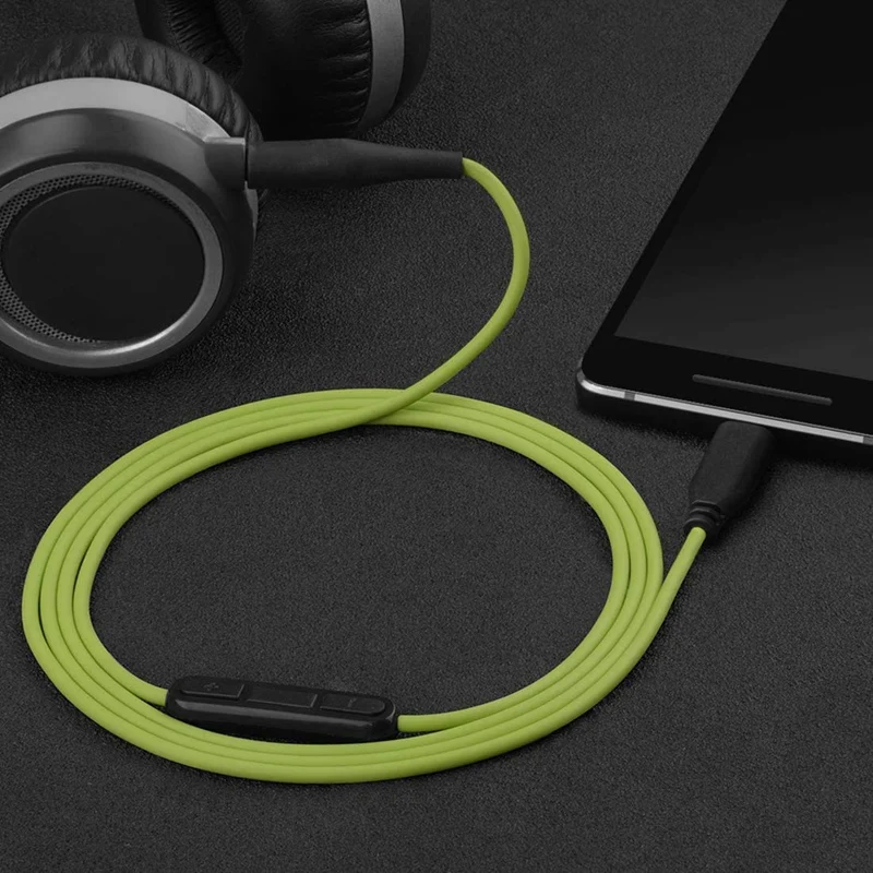 Новый Сменный аудиокабель с регулятором громкости микрофона для наушников AKG K430